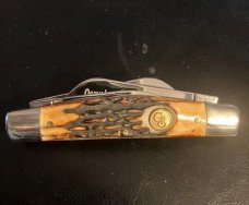 LARGE CANAL STREET 4 BLADE STAG CONGRESS *lowered price*