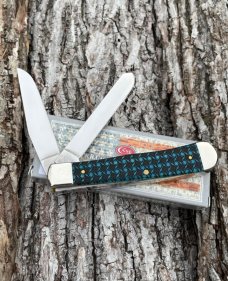 CASE XX ** SFO 2021 SPIRAL CARIBBEAN BLUE BONE TRAPPER