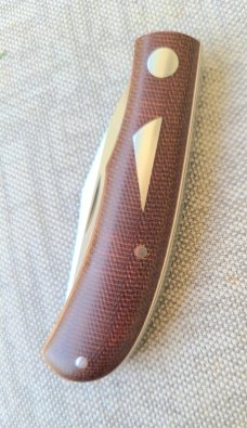 Rare Birdvis Trapper...Micarta and Cpm154...4" closed...comes with all swag....#170..DOB  09/2020