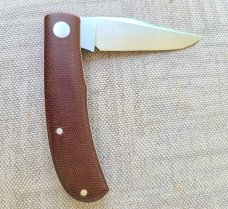 Rare Birdvis Trapper...Micarta and Cpm154...4" closed...comes with all swag....#170..DOB  09/2020
