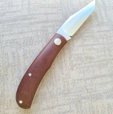 Rare Birdvis Trapper...Micarta and Cpm154...4" closed...comes with all swag....#170..DOB  09/2020