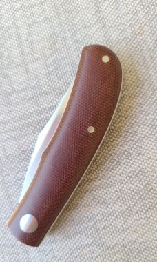 Rare Birdvis Trapper...Micarta and Cpm154...4" closed...comes with all swag....#170..DOB  09/2020