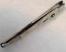 VINTAGE 1946-1956 IMERIAL 4.25" HANDLE 3" BUTTON  RELEASE  BLADE 7.25" TOTAL SWITCHBLADE AUTO KNIFE 