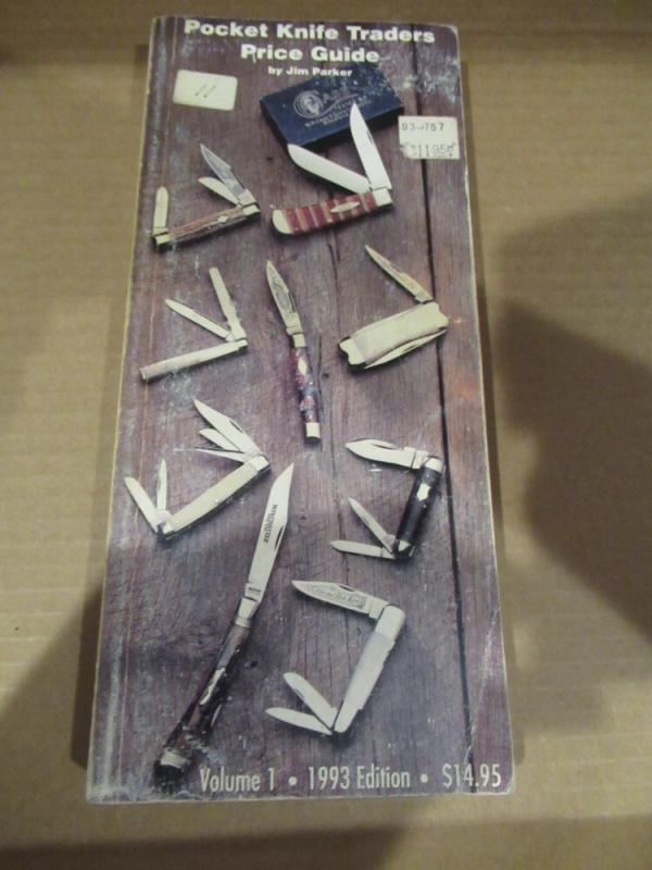 Pocket Knife Traders Price Guide By Jim Parker 1993 Volume #1