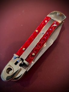 10cm HUBERTUS NOS Rare Red Bone