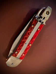 10cm HUBERTUS NOS Rare Red Bone