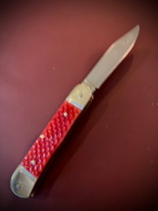 10cm HUBERTUS NOS Rare Red Bone