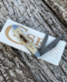 CASE XX ** 2023 VINTAGE BONE DAMASCUS PEANUT