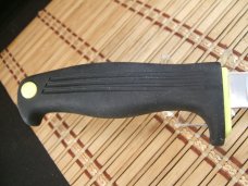 KERSHAW KAI 1259 JAPAN FIXED BLADE FISH FILET SUPER LONG SLIGHTY USED STAINLESS STEEL KNIFE & SHEATH
