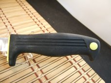 KERSHAW KAI 1259 JAPAN FIXED BLADE FISH FILET SUPER LONG SLIGHTY USED STAINLESS STEEL KNIFE & SHEATH