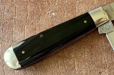 Marbles MSA English Jack Knife, Buffalo Horn Handle, USA Made In 2001, With Box, Unused  
