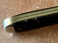 Marbles MSA English Jack Knife, Buffalo Horn Handle, USA Made In 2001, With Box, Unused  