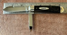 Marbles MSA English Jack Knife, Buffalo Horn Handle, USA Made In 2001, With Box, Unused  
