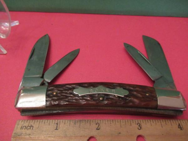 Boker  USA Bone Handle  Congress Pattern # 5974