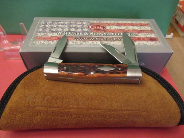 Case XX 2015 Tony Bose Chestnut Bone Cattle Knife Pattern# TB632015  154CM