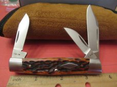 Case XX 2015 Tony Bose Chestnut Bone Cattle Knife Pattern# TB632015  154CM