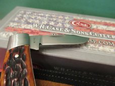 Case XX 2015 Tony Bose Chestnut Bone Cattle Knife Pattern# TB632015  154CM