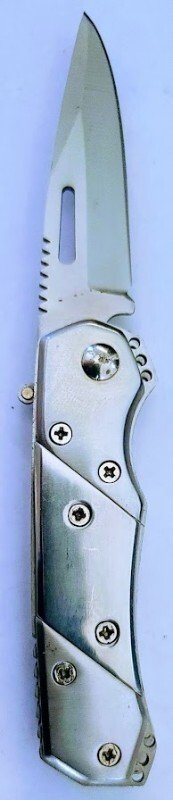 VINTAGE MERCATOR WILDCAT TANG STAMP STAINLESS STEEL AUTO KNIFE