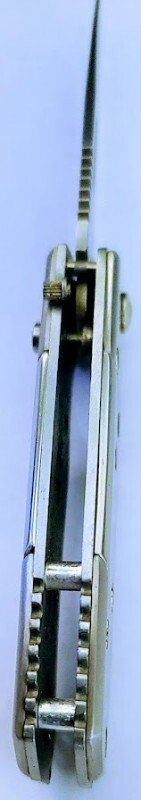 VINTAGE MERCATOR WILDCAT TANG STAMP STAINLESS STEEL AUTO KNIFE