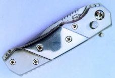 VINTAGE MERCATOR WILDCAT TANG STAMP STAINLESS STEEL AUTO KNIFE
