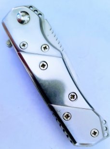 VINTAGE MERCATOR WILDCAT TANG STAMP STAINLESS STEEL AUTO KNIFE
