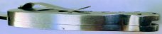 VINTAGE  AUTO RELEASE SWITCHBLADE KNIFE 5" TOTAL 3.25 ALLOY HANDLE 1.75" BLADE