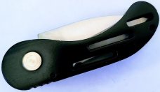 VINTAGE  AUTO RELEASE SWITCHBLADE KNIFE 5" TOTAL 3.25 ALLOY HANDLE 1.75" BLADE