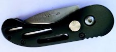 VINTAGE  AUTO RELEASE SWITCHBLADE KNIFE 5" TOTAL 3.25 ALLOY HANDLE 1.75" BLADE
