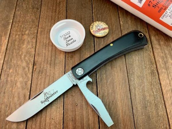 Great Eastern Cutlery 71 Farm and Field Sudbuster Black Linen Micarta 2022 Great Eastern Cutlery 71 Farm and Field Sudbuster Black Linen Micarta 2022