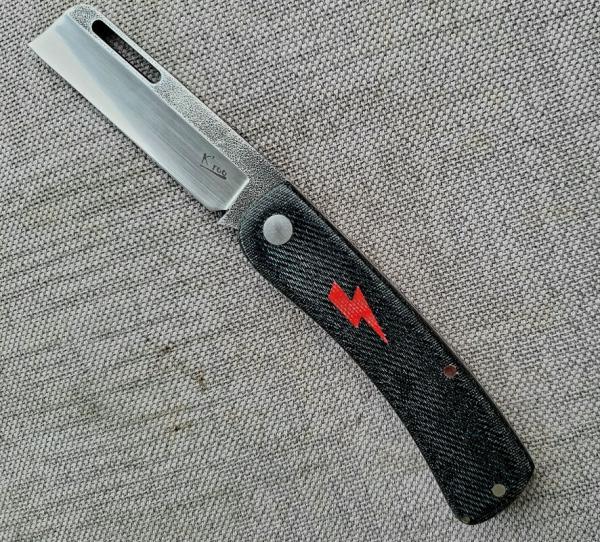 K'roo Chunky Frank...N690..3.75 clsd..Denim Micarta..Bolt Shield..Coa...Custom Leather Pocket slip K'roo Chunky Frank...N690..3.75 clsd..Denim Micarta..Bolt Shield..Coa...Custom Leather Pocket slip