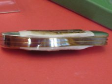 Hen & Rooster Bertram Cutlery Solingen  Germany Stag Copperhead Pattern # 232DS