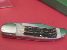 Hen & Rooster Bertram Cutlery Solingen  Germany Stag Copperhead Pattern # 232DS