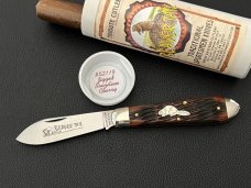 Great Eastern Cutlery GEC 852118 Jigged Brazilian Cherry Wood Bulletend Jack Knife NIT