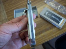 Hubertus Knife Shellpuller Patronenzieher Large Size 11 White Bone UNUSED NIB.