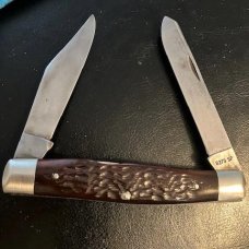 CASE 6275 MOOSE RED BONE DOTS 1970's