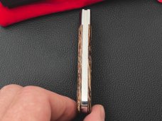 Albers Cutlery Co. Hempwood boys knife New in Box with red velvet pouch