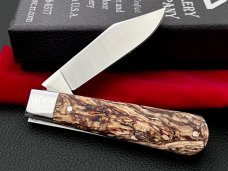 Albers Cutlery Co. Hempwood boys knife New in Box with red velvet pouch