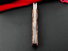 Albers Cutlery Co. Hempwood boys knife New in Box with red velvet pouch