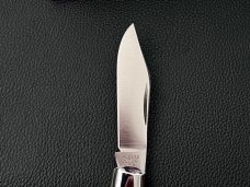 Albers Cutlery Co. Hempwood boys knife New in Box with red velvet pouch
