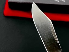 Albers Cutlery Co. Hempwood boys knife New in Box with red velvet pouch