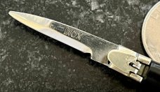 Rare Miniature Deerfoot Lever Lock Switchblade Keychain Knife, Made In Japan, Unused 
