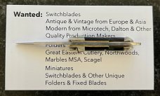 Rare Miniature Deerfoot Lever Lock Switchblade Keychain Knife, Made In Japan, Unused 