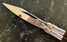 Beautiful Walter Erickson Balisong aka Butterfly Knife, Unused 