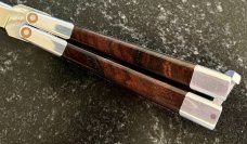 Beautiful Walter Erickson Balisong aka Butterfly Knife, Unused 