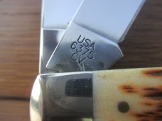 Case XX 6375 Amber Bone Stockman 
