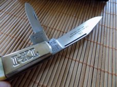 Never Used Wostenholm I-XL Stag Barlow knife with original box