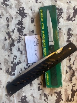 "POLICE"  13" Folding Pocket Knife