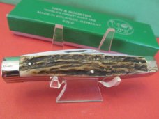 Hen & Rooster Gutmann Stag Handle Stockman Made in Solingen Germany 
