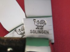 Hen & Rooster Gutmann Stag Handle Stockman Made in Solingen Germany 