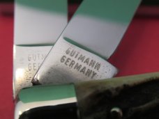 Hen & Rooster Gutmann Stag Handle Stockman Made in Solingen Germany 